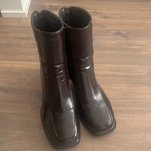 Brown Leather Boots